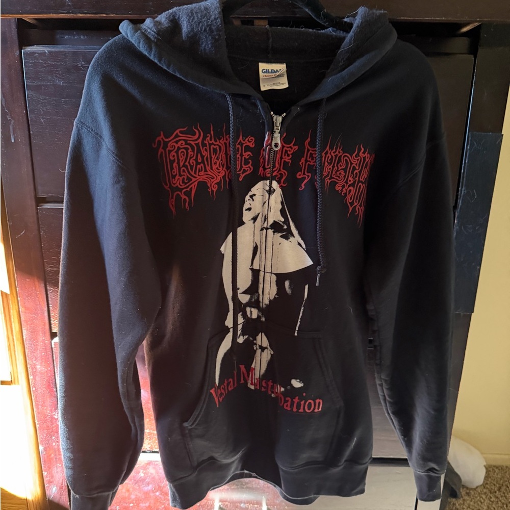 Cradle of Filth Vestal Mast.  Jesus Hoodie -  Small - Rare